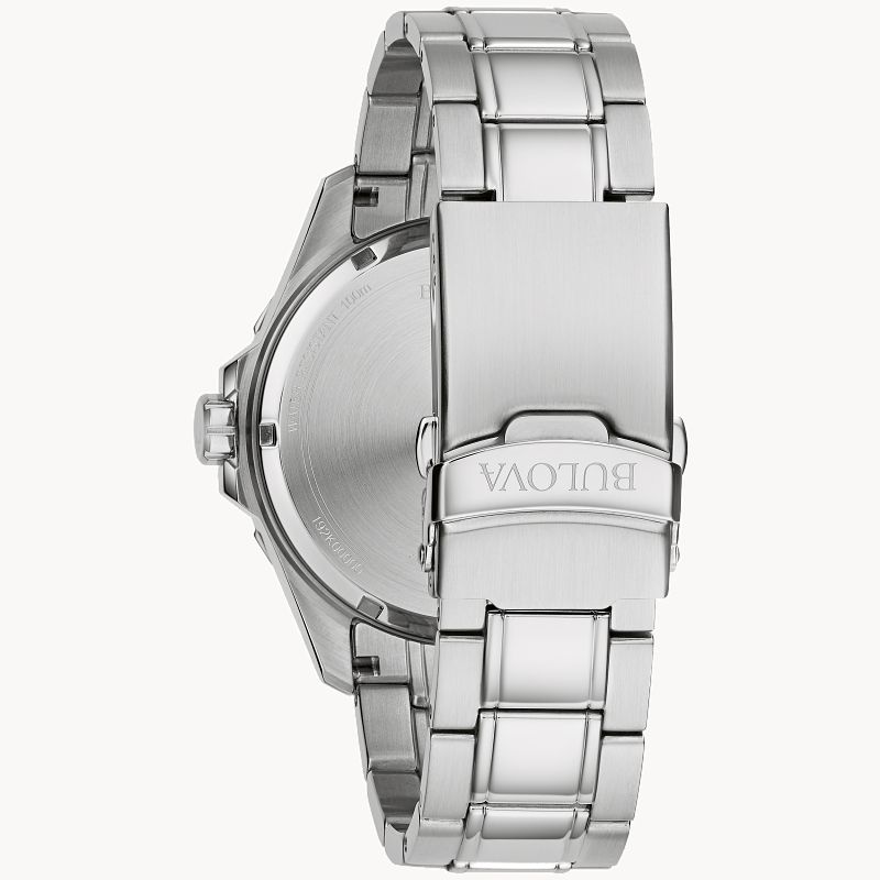 Bulova marine sales star 100m black